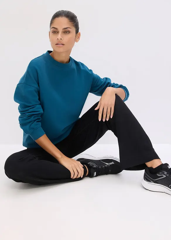 Oversize mikina z čist&eacute; bavlny, bonprix