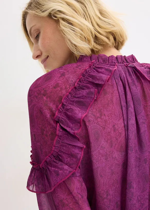 &Scaron;if&oacute;nov&aacute; halenka s vol&aacute;nky, bonprix