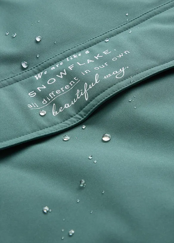 Nepromokavá funkční lyžařská bunda s flísovou podšívkou, přes hlavu, bonprix