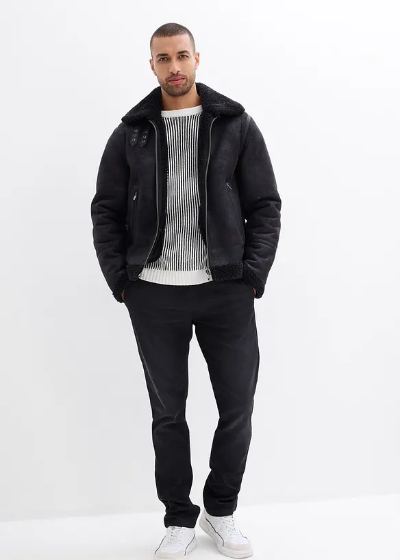 Tepl&aacute;kov&eacute; dž&iacute;ny Slim Fit, Straight, bonprix