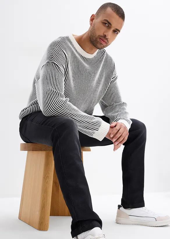 Tepl&aacute;kov&eacute; dž&iacute;ny Slim Fit, Straight, bonprix