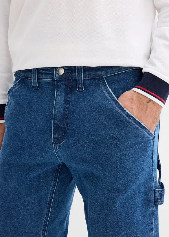 Dž&iacute;ny Carpenter Relaxed Fit s pohodln&yacute;m pasem, Straight, bonprix