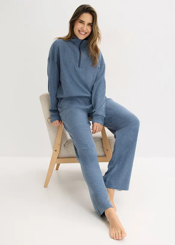 Dom&aacute;c&iacute; souprava z měkk&eacute;ho vaflov&eacute;ho žerzeje, bonprix