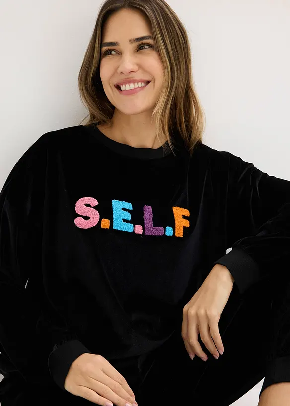 Dom&aacute;c&iacute; souprava ze sametu, bonprix