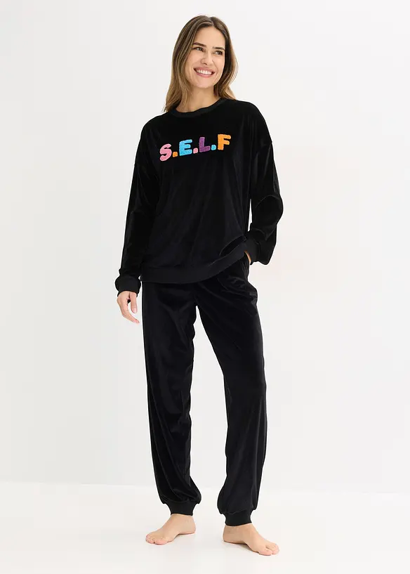 Dom&aacute;c&iacute; souprava ze sametu, bonprix