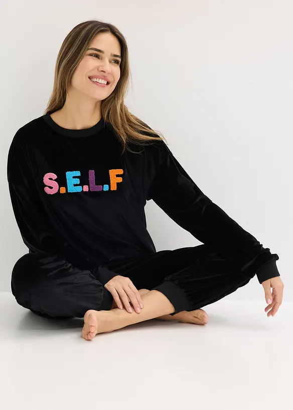 Dom&aacute;c&iacute; souprava ze sametu, bonprix