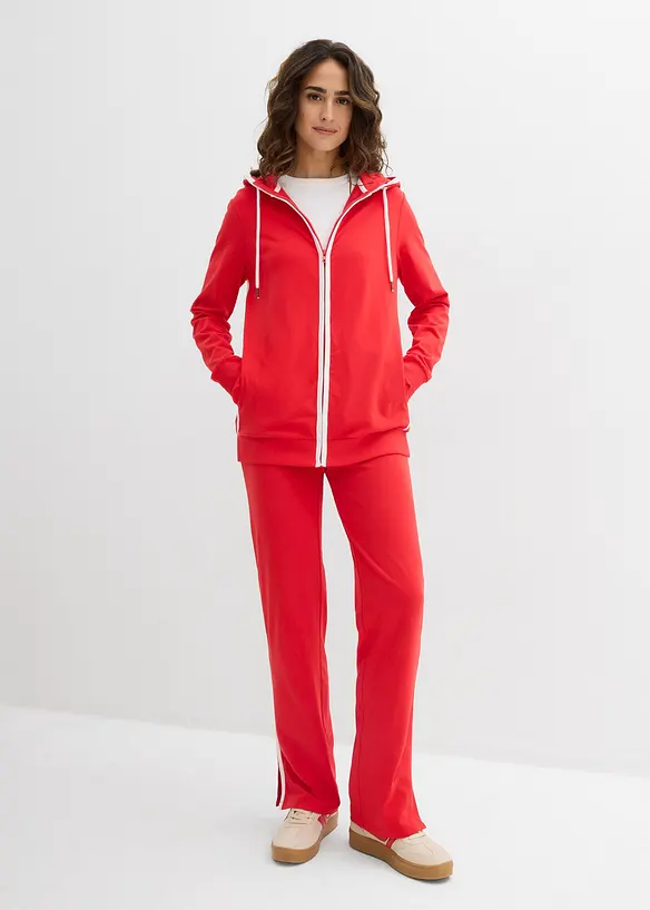 Strečov&aacute; joggingov&aacute; souprava z bavlny (2d&iacute;ln&aacute; souprava), bonprix