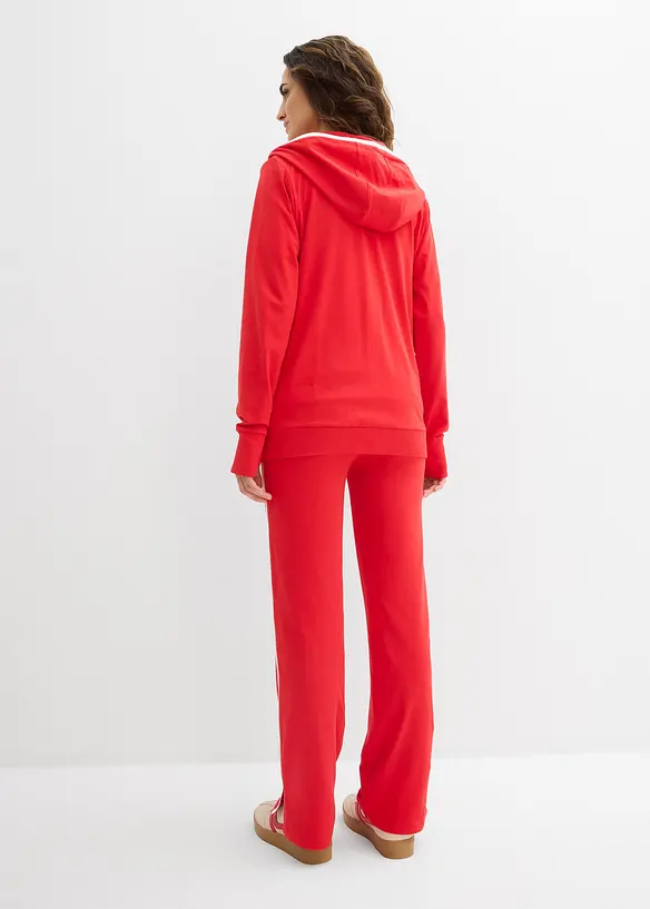 Strečov&aacute; joggingov&aacute; souprava z bavlny (2d&iacute;ln&aacute; souprava), bonprix