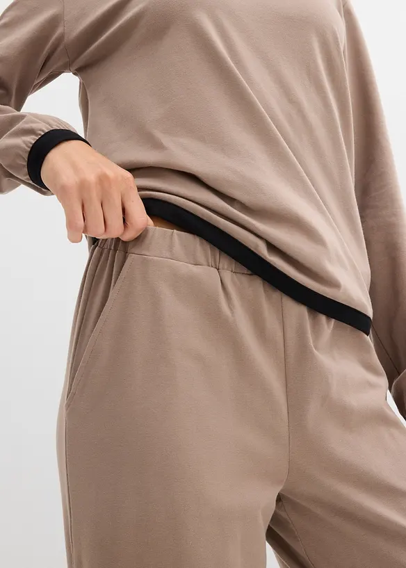 Bavlněn&aacute; joggingov&aacute; souprava (2d&iacute;ln&aacute; souprava), bonprix