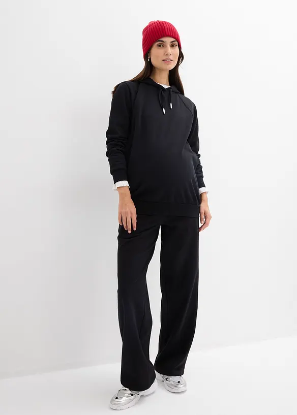 Těhotensk&aacute; a kojic&iacute; mikina 2 v 1, z čist&eacute; organick&eacute; bavlny, bonprix