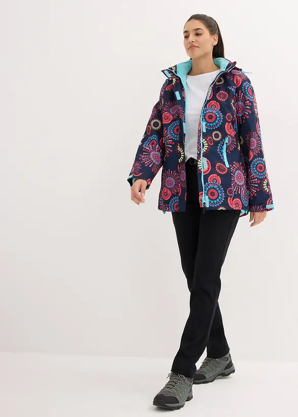 Funkčn&iacute; bunda s kapuc&iacute; 3 v 1, nepromokav&aacute;, bonprix