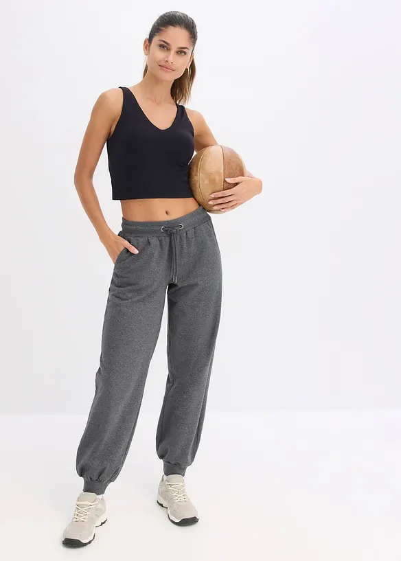 Joggingov&eacute; kalhoty s elastick&yacute;m pasem, bonprix