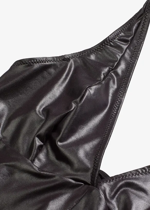 Catsuit ouvert v mokrém vzhledu, bonprix