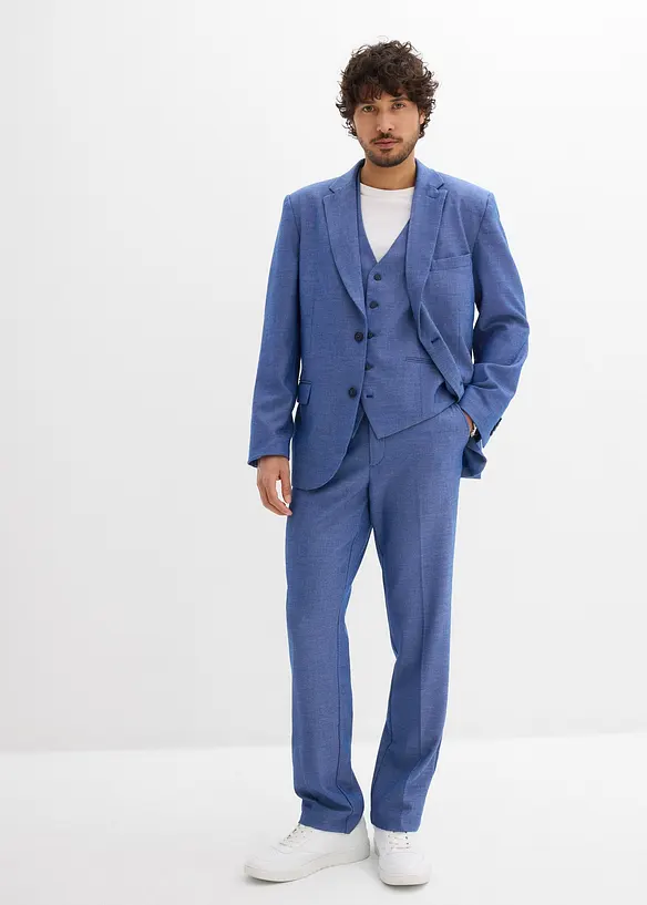 3dílný oblek:  sako, kalhoty, vesta, Regular Fit, bonprix