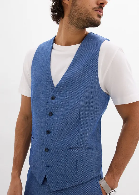 3dílný oblek:  sako, kalhoty, vesta, Regular Fit, bonprix