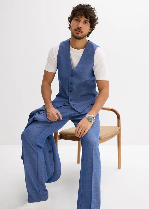 3dílný oblek:  sako, kalhoty, vesta, Regular Fit, bonprix