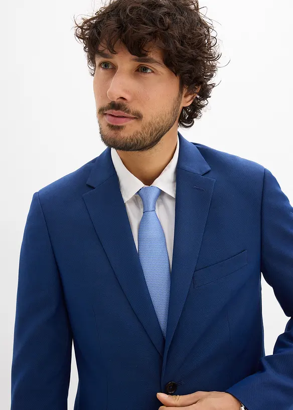 Oblek s kravatou (3d&iacute;ln&aacute; souprava), Slim Fit, bonprix