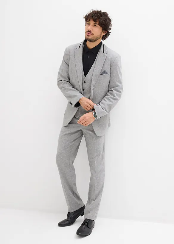 Oblek s vestou Regular Fit (3d&iacute;ln&aacute; sada), bonprix