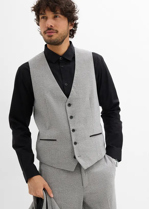 Oblek s vestou Regular Fit (3d&iacute;ln&aacute; sada), bonprix