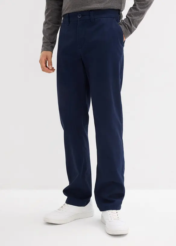 Chino kalhoty z čist&eacute; bavlny Regular Fit, Straight, bonprix