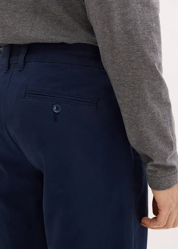 Chino kalhoty z čist&eacute; bavlny Regular Fit, Straight, bonprix