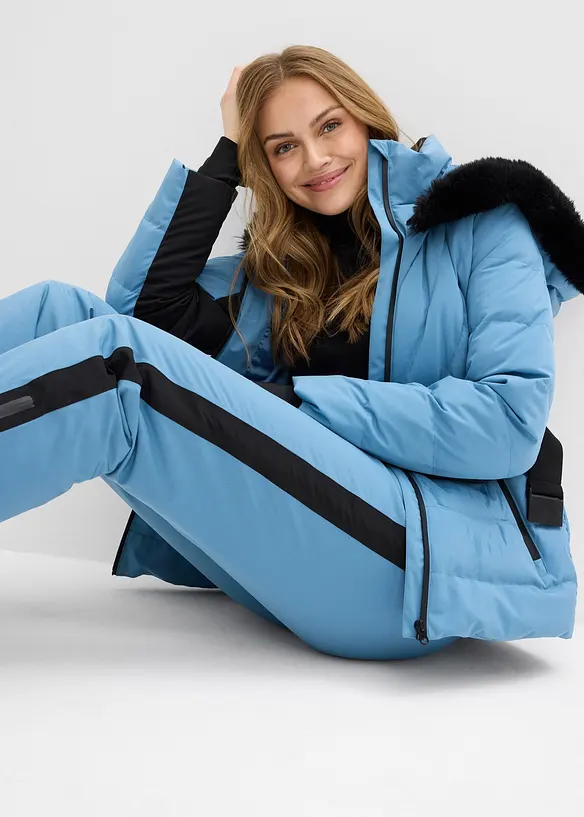 Hřejivě zateplen&eacute; lyžařsk&eacute; kalhoty s ochranou před sněhem, bonprix