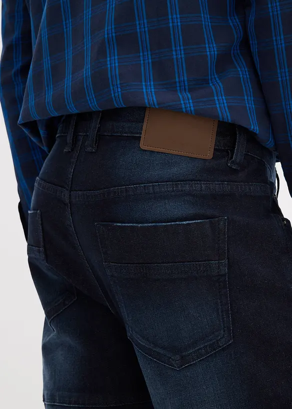 Strečové cargo džíny Slim Fit, Straight, bonprix