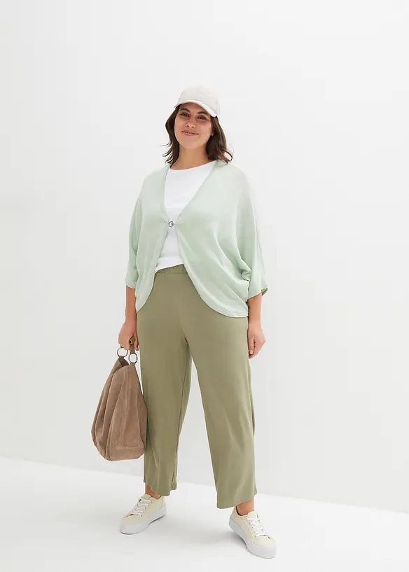 Kab&aacute;tek z jemn&eacute; pleteniny z čist&eacute; bavlny, bonprix