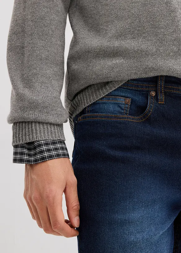 Lehké strečové džíny, Straight, Regular Fit (2 ks v balení), bonprix