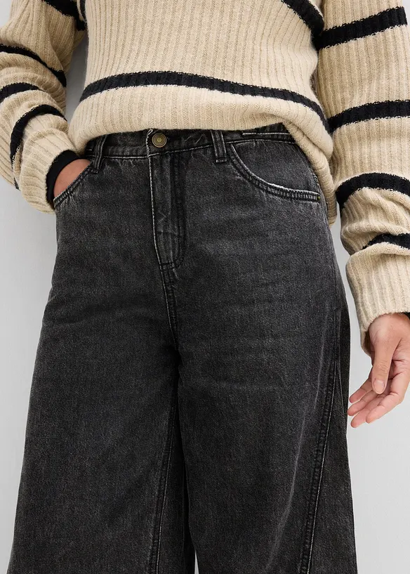 Balonov&eacute; dž&iacute;ny, Mid Waist, bonprix