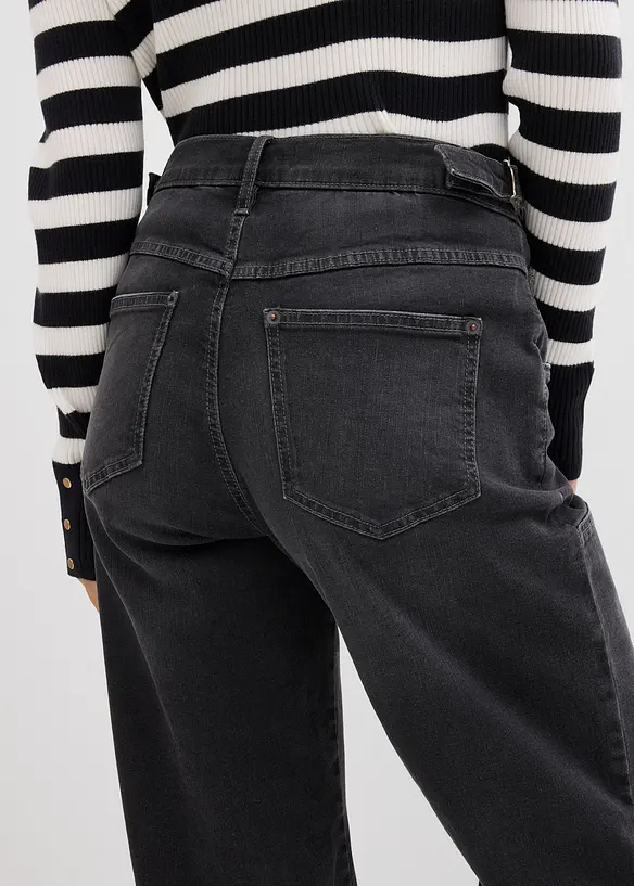 Džíny Wide Leg, Mid Waist, bonprix