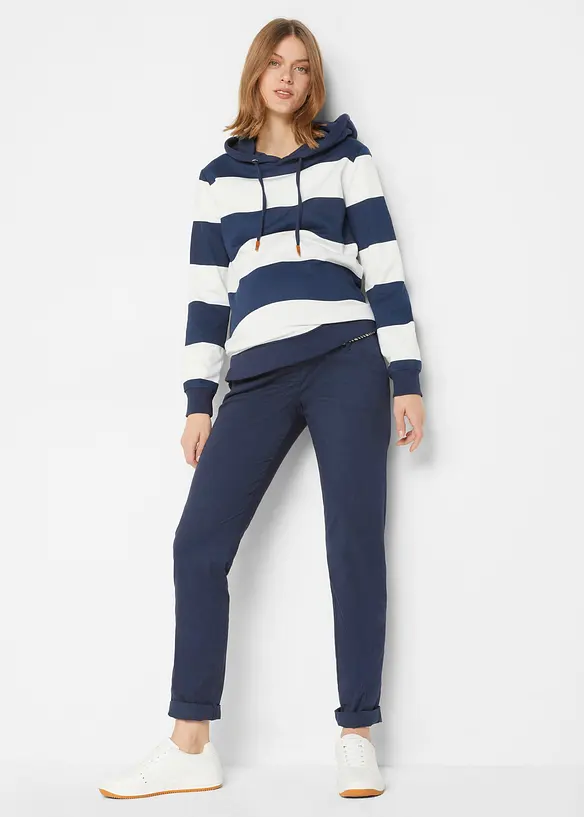 Mikina s kapucí, z organické bavlny, bonprix