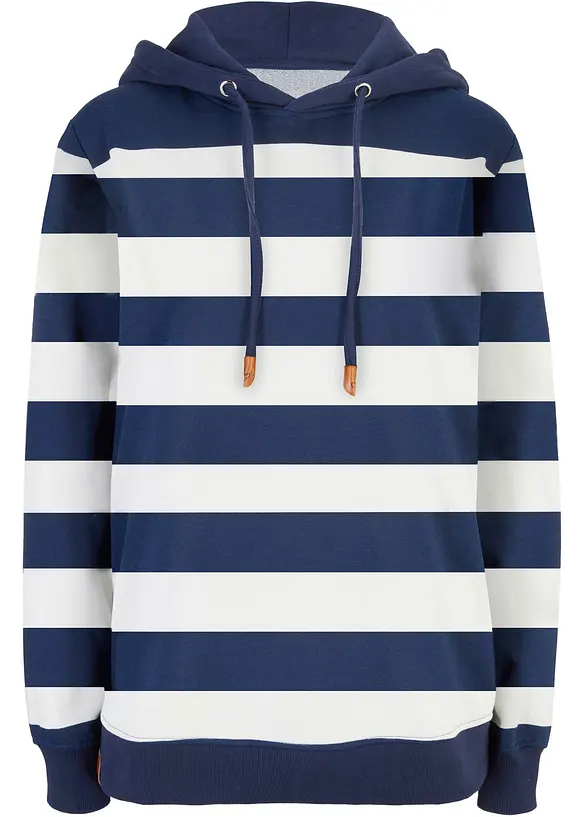 Mikina s kapucí, z organické bavlny, bonprix