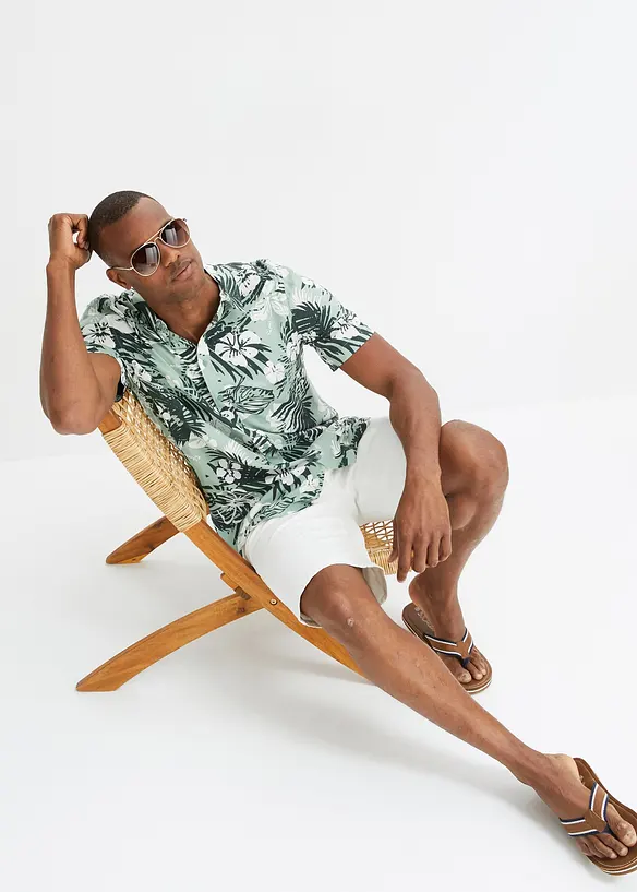 Košile s krátkým rukávem, z viskózy, bonprix