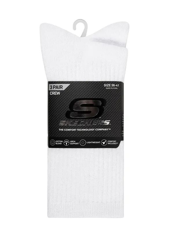 Tenisov&eacute; ponožky Skechers (3 ks v balen&iacute;), Skechers