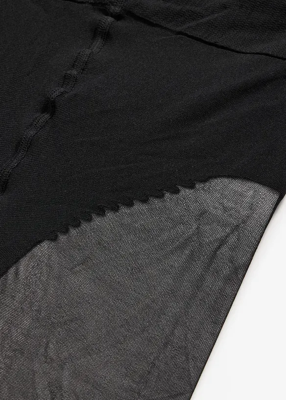 Jemn&eacute; punčochov&eacute; kalhoty, kalhotkov&yacute; d&iacute;l s pohodln&yacute;m pasem, 30 DEN, bonprix