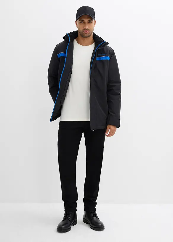 Nepromokavá funkční bunda s odnímatelnou kapucí, bonprix