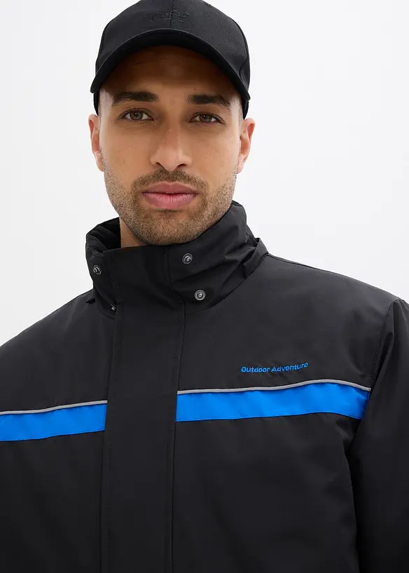 Nepromokavá funkční bunda s odnímatelnou kapucí, bonprix