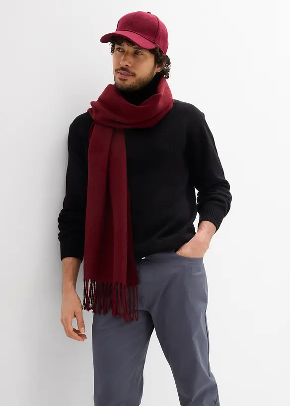 Strečov&eacute; kalhoty bez zap&iacute;n&aacute;n&iacute;,  Regular Fit, Straight, bonprix