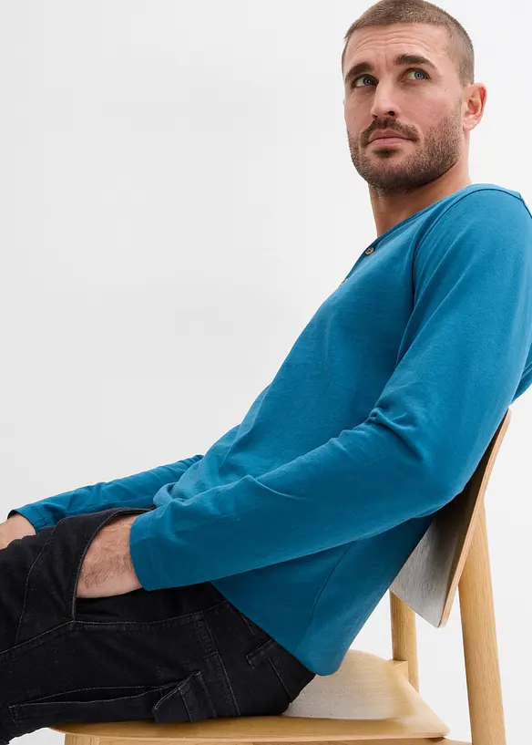 Henley triko (2 ks v balen&iacute;), bonprix