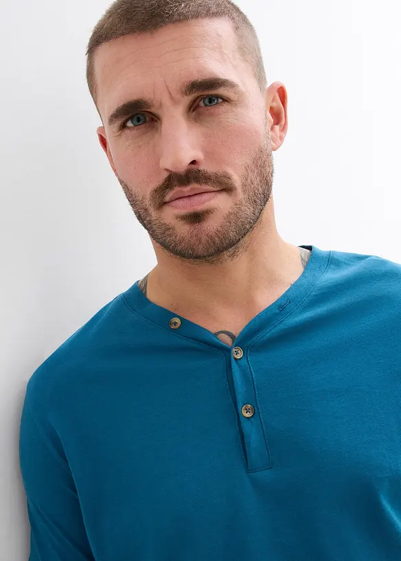 Henley triko (2 ks v balen&iacute;), bonprix