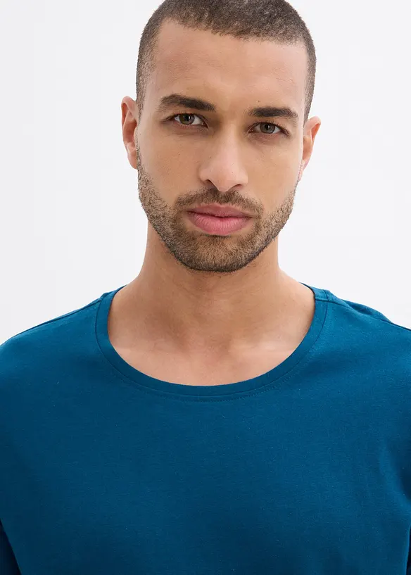 Tričko s dlouh&yacute;m ruk&aacute;vem (3 ks v balen&iacute;), bonprix