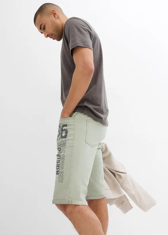 Strečové džínové bermudy, Regular Fit, bonprix
