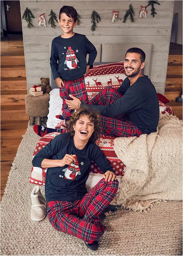 Pyžamo z čisté organické bavlny (2dílná souprava), bonprix