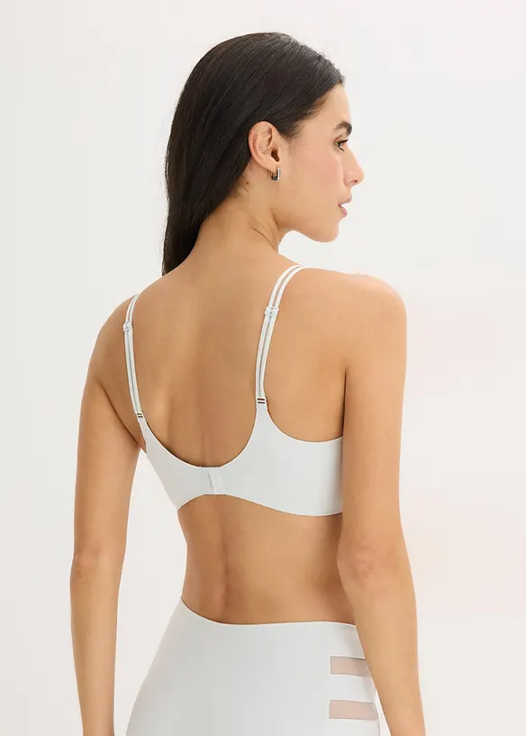 Vyztužen&aacute; podprsenka Feel Comfort se s&iacute;ťovanou vsadkou, bonprix