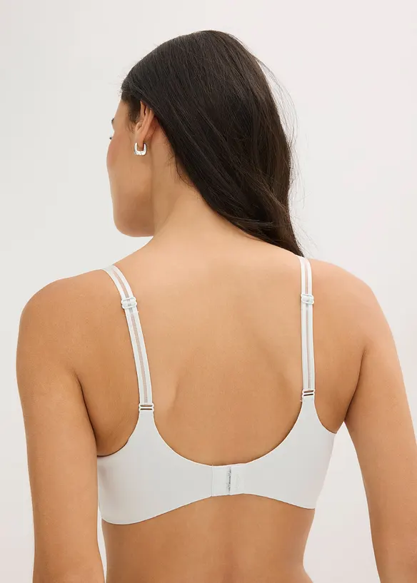 Vyztužen&aacute; podprsenka Feel Comfort se s&iacute;ťovanou vsadkou, bonprix