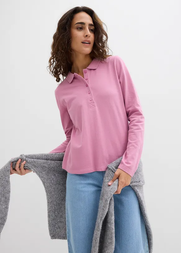 Triko polo z pik&eacute; z čist&eacute; organick&eacute; bavlny, bonprix