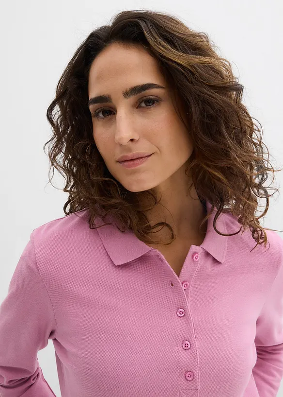 Triko polo z pik&eacute; z čist&eacute; organick&eacute; bavlny, bonprix