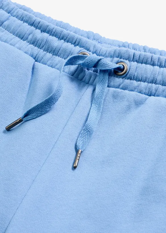 Joggingov&eacute; kalhoty s vysok&yacute;m pasem, z čist&eacute; organick&eacute; bavlny, bonprix