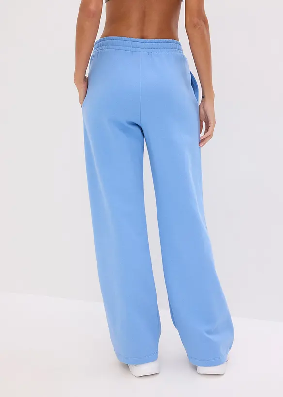 Joggingov&eacute; kalhoty s vysok&yacute;m pasem, z čist&eacute; organick&eacute; bavlny, bonprix